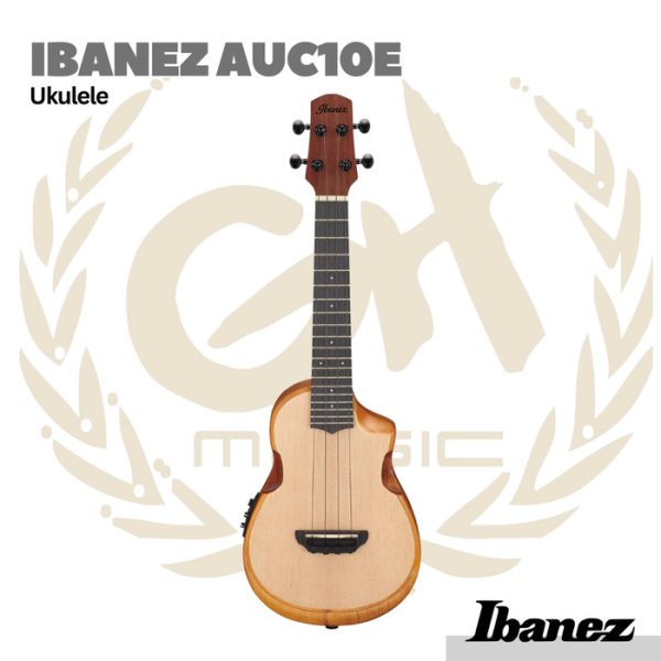 Ibanez AUC10E Ukulele w/Gig Bag - Gitar Lele