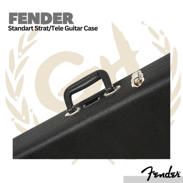 Fender Standard Strat/Tele Guitar Case Black - Hardcase Gitar - Image 4