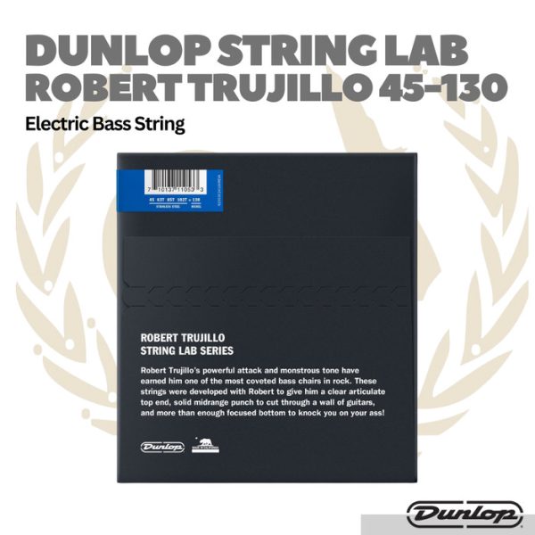 Dunlop STRING LAB SERIES RTT45130T ROBERT TRUJILLO TAPERED BASS STRINGS 45-130 - Image 2