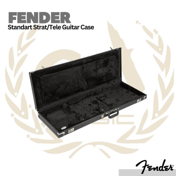 Fender Standard Strat/Tele Guitar Case Black - Hardcase Gitar - Image 2