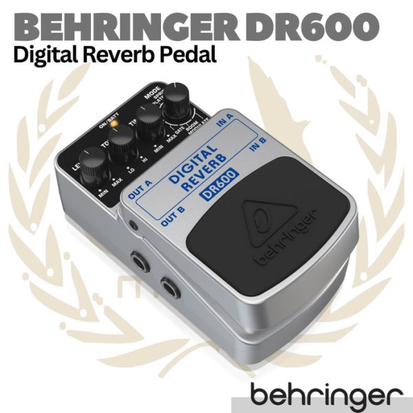 BEHRINGER DR600 Digital Stereo Reverb Pedal Effect | Efek Gitar - Image 3