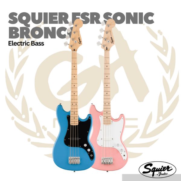 Squier FSR Sonic Bronco Bass Guitar - Bass Electric Shortscale