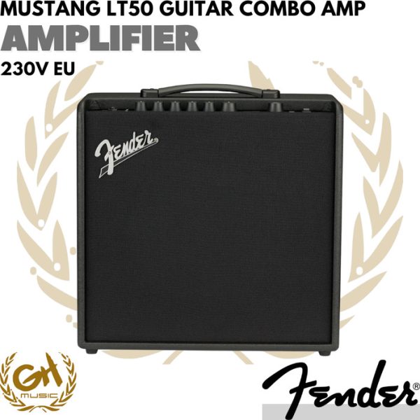 Fender Mustang LT50 Guitar Combo Amplifier 230V EU - Ampli GItar