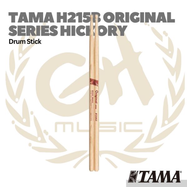 TAMA H215B Original Series Hickory Drum Stick - Stik Drum