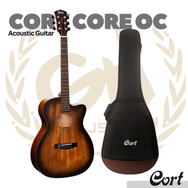 Cort Core OC Mahogany Acoustic Guitar - Gitar Akustik