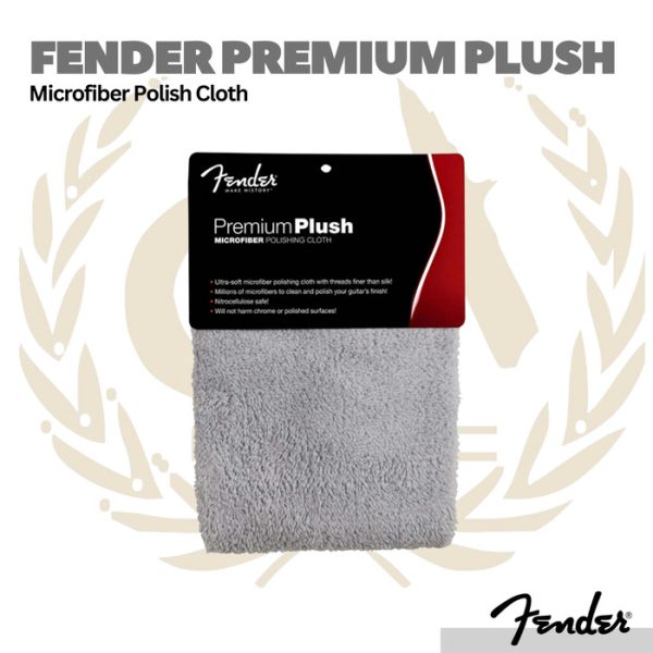 Fender Premium Plush Microfiber Polish Cloth - Kain Pembersih Instrumen