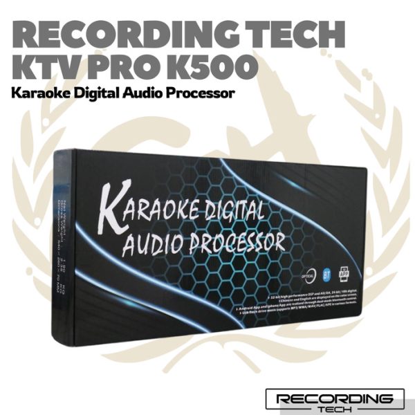 Recording Tech KTV Pro K500 Karaoke Digital Audio Processor - Mixer Karoke - Image 4