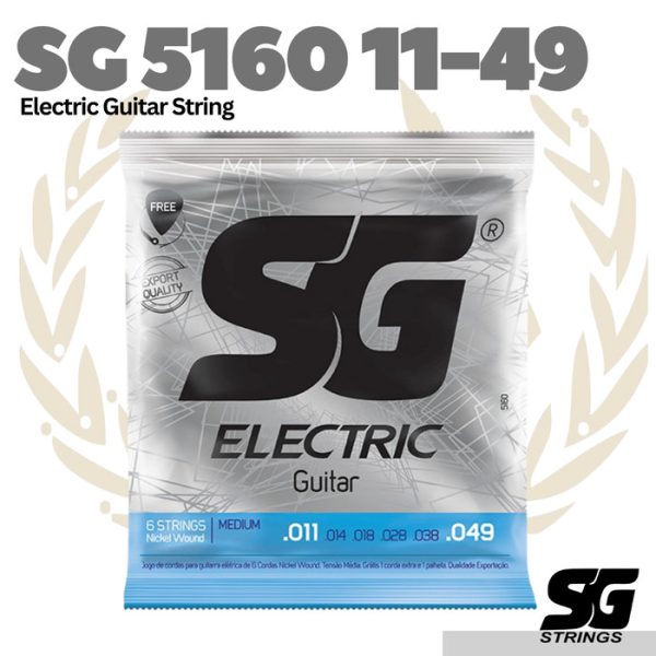 SG String 5160 Electric Guitar String 11-49 - Senar Gitar Elektrik