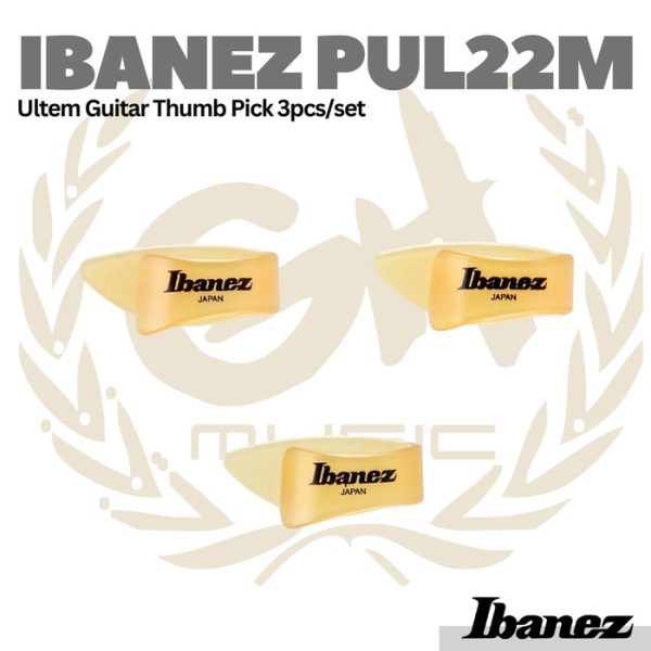 Ibanez PUL22M Ultem Guitar Thumb Pick 3pcs/set - Pick Gitar Jempol - Image 2