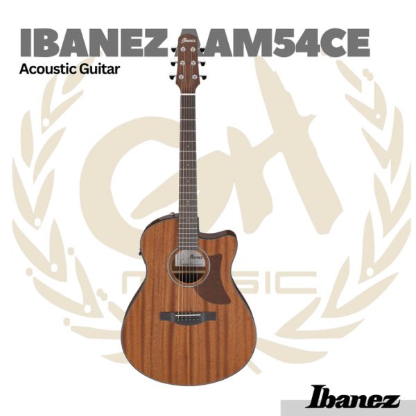 Ibanez AAM54CE Acoustic Electric Guitar - Gitar Akustik