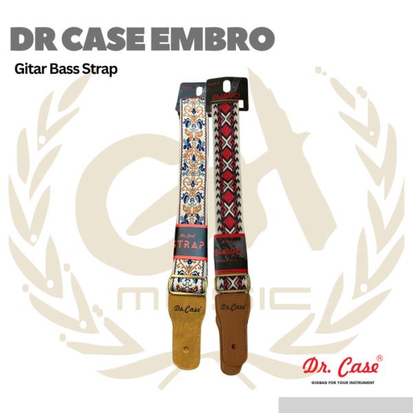 DR CASE Embro Guitar Bass Strap - Strap Gitar