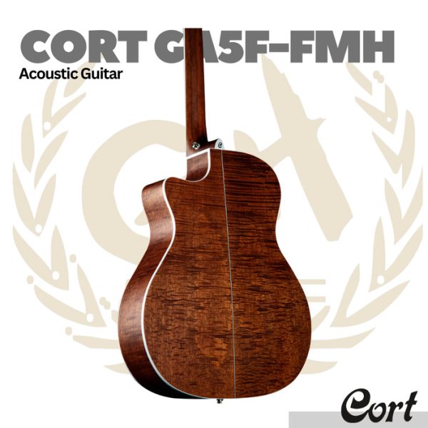 Cort Grand Regal GA5F-FMH Acoustic Guitar - Gitar Akustik - Image 2