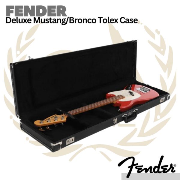 Fender Deluxe Mustang/Bronco Tolex Bass Multi-Fit Hardshell Case - Image 2