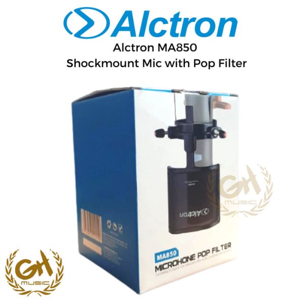 Alctron MA850 Shockmount Mic with Pop Filter - Image 3