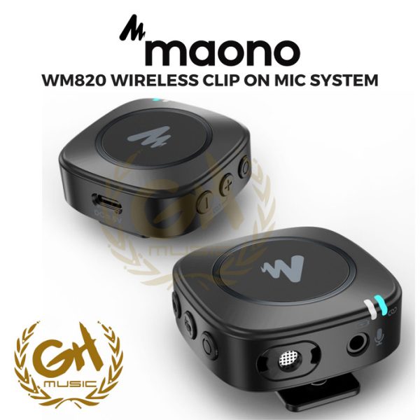 MAONO WM820 WIRELESS CLIP ON MIC SYSTEM - Image 2