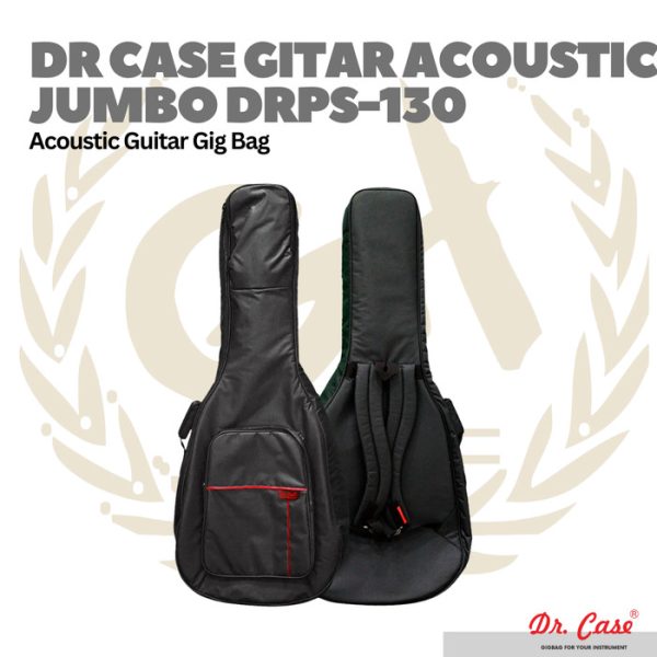 Dr. Case DRPS 130 Gig Bag Acoustic Jumbo Guitar Premier 2.0 Series - Tas Akustik