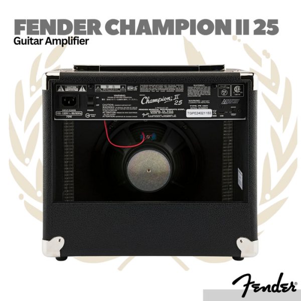 Fender Champion II 25 Guitar Combo Amplifier - Ampli Gitar Elektrik - Image 3