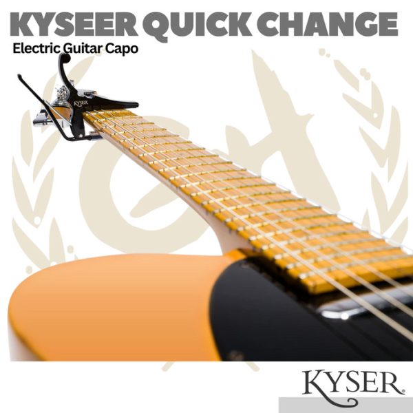 Kyser Quick Change Electric Guitar Capo - Kapo Gitar - Image 3