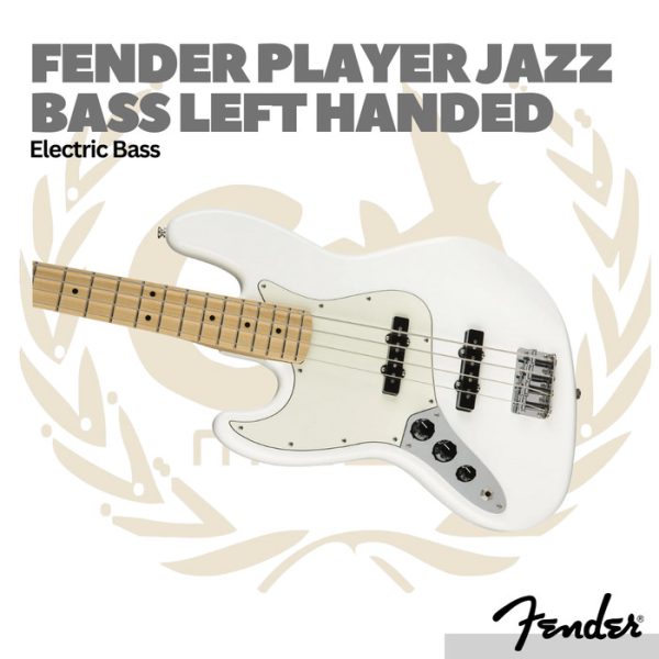 Fender Player Jazz Bass Left-Handed Bass Maple FB - Bass Elektrik - Image 3