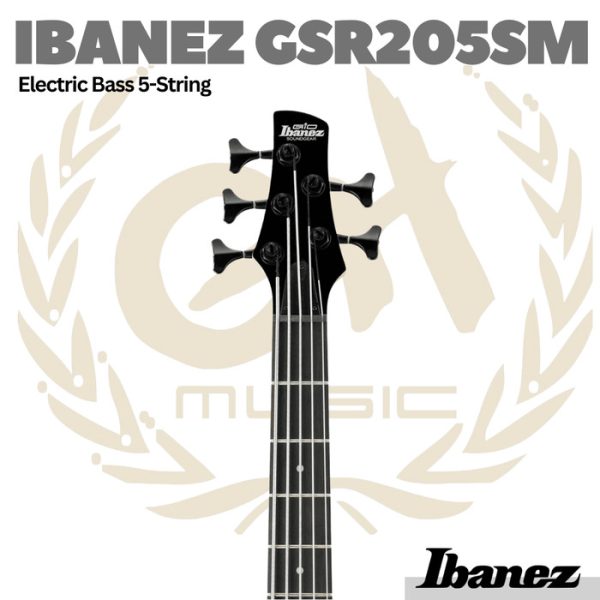 Ibanez GSR205SM 5-String Electric Bass Guitar - Bass Elektrik 5 Senar - Image 2