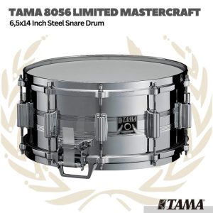 TAMA 8056 6.5x14inch Limited Mastercraft Steel Snare Drum - Snare Drum
