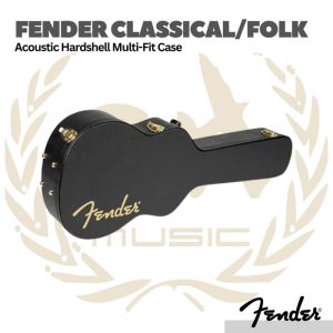 Fender Classical/Folk Acoustic Hardshell Multi-Fit Case - Koper Gitar