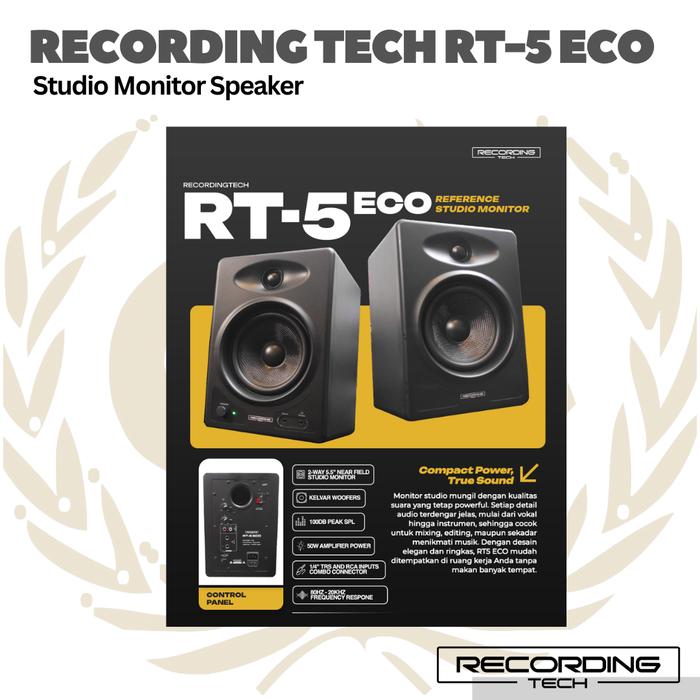 Recording Tech RT-5 Eco Studio Monitor Speaker - Speaker Recording - Image 4