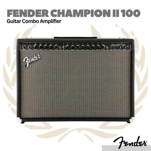 Fender Champion II 100 Guitar Combo Amplifier - Ampli Gitar Elektrik