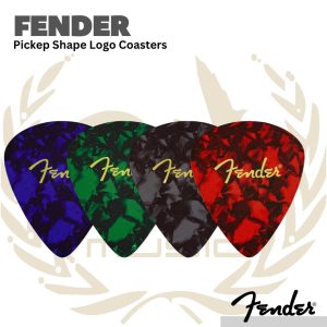 Fender Picked Shape Logo Coasters