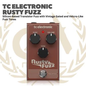 TC ELECTRONIC RUSTY FUZZ GUITAR EFFECT - EFEK GITAR BASS PEDAL