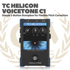 TC Helicon Voicetone C1 - C 1 Voice tone Efek Gitar Bass Pedal C-1