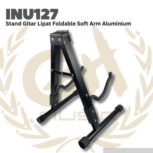 Stand Gitar Lipat Foldable Guitar Soft Arm Aluminium INU127 - Stand Lipat Gitar Bass INU-127