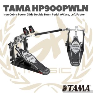 TAMA HP900PWLN Iron Cobra Power Glide Double Drum Pedal w/Case Left Footer - Double Pedal Drum