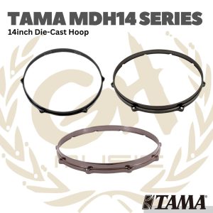 TAMA MDH14 14inch Die-Cast Hoop Black Nickel - Drum Hoop - MDH14-6BN