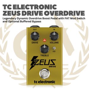 TC Electronic Zeus Drive Overdrive - Efek Gitar Bass Pedal