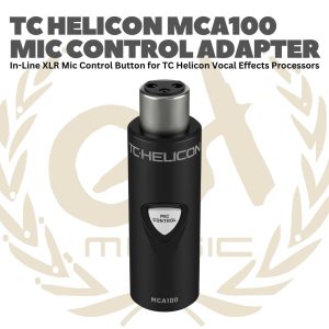 TC Helicon - MCA100 Mic Control Adapter - MCA 100 Adaptor Mik MCA-100 Microphone Adapter XLR