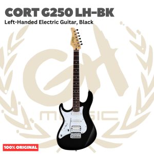 Cort G250 LH-BK Left-Handed Electric Guitar, Black - Gitar Kidal Elektrik Original Asli