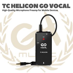 TC Helicon GO Vocal High-Quality Microphone Preamp for Mobile Device - Pre-amp Mic untuk HP Leptop Soundcard Pre amp Mik