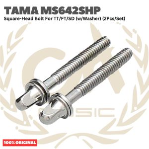 TAMA MS642SHP Square-Head Bolt For TT/FT/SD (w/Washer) (2Pcs/Set) - Aksesoris Baut Sekrup Drum Original Asli