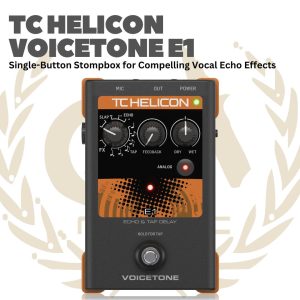 TC Helicon Voicetone E1 - E 1 Voice tone Efek Gitar Bass Pedal E-1