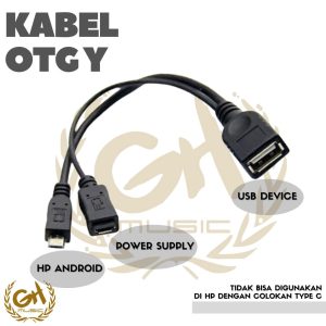 KABEL OTG Y RECORDING ZOOM PODCAST SMULE STREAMING COVER LAGU GAMING