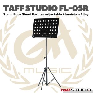 FL-05R Stand Teks Lagu Partitur Sheet Musik 180 Derajat Adjustable FL-05R - Stand Book FL05R Stand Lipat FL 05R