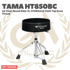 TAMA HT850BC 1st Chair Round Rider XL HYDRAULIX Cloth Top Drum Throne - Kursi Drum