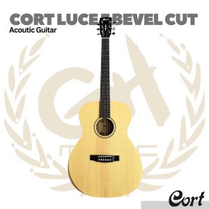 Cort Luce F Bevel Cut Acoustic Electric Guitar - Gitar Akustik Elektrik