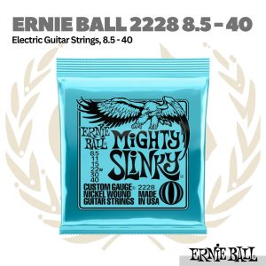 Ernie Ball 2228 Mighty Slinky Nickel Wound Electric Guitar Strings 8.5 - 40 - Senar Gitar
