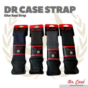 DR CASE Portage 2.0 Guitar Bass Strap - Strap Gitar - Abu-abu