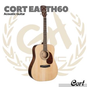 Cort Earth60 Acoustic Guitar - Gitar Akustik