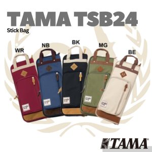 TAMA TSB24 Powerpad Designer Stick Bag - Tas Stick Drum - BK