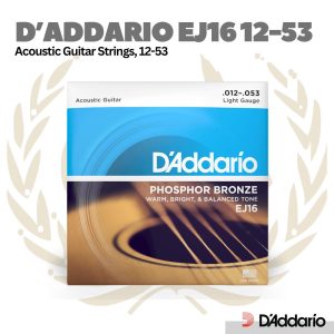 D'addario EJ16 12-53 Acoustic Guitar String - Senar Gitar Akustik