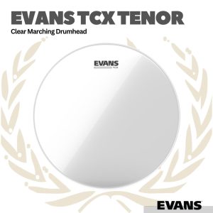 Evans TCX Clear Tenor Marching DrumHead - Membran Drum - 8"